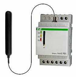 Реле дистанционного управления через SMS-сообщения в сети GSM 900/1800 МГц SIMply MAX P01