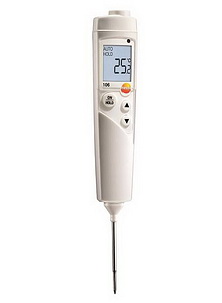 Компактный термометр для пищевого сектора testo 105, testo 106