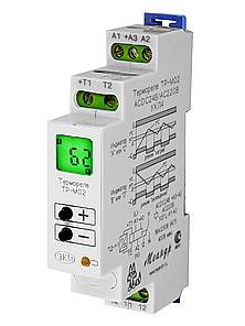 Цифровой регулятор температуры ЖК дисплеем ТР-М02 ACDC24В/АС230В УХЛ4 с ТД-2 с функцией антиобледение